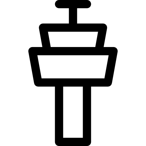管制塔 Basic Rounded Lineal icon