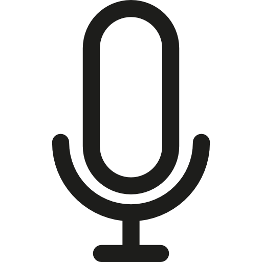 Microphone Basic Rounded Lineal icon