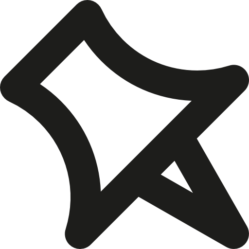 푸시 핀 Basic Rounded Lineal icon