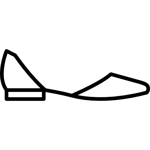platte schoenen  icoon