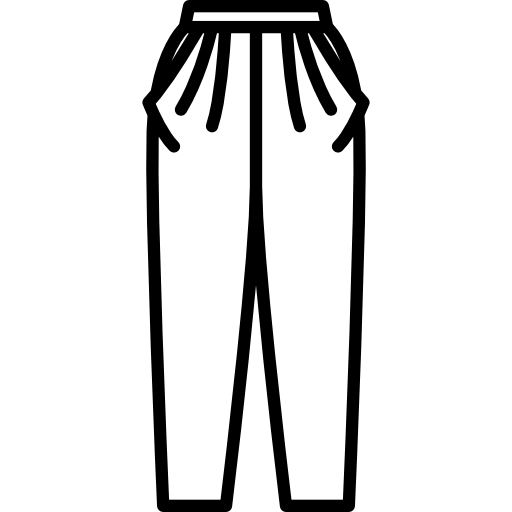 pantalones pegados  icono