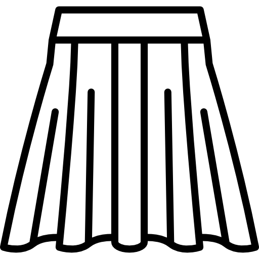 falda circular  icono