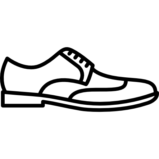 los zapatos de cuero  icono