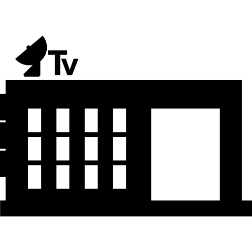 estación de televisión  icono