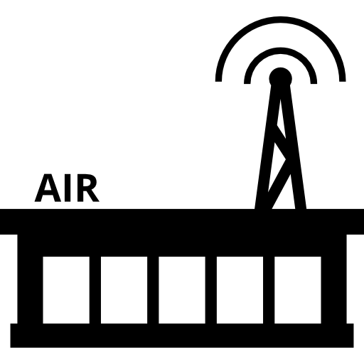 station de radio  Icône
