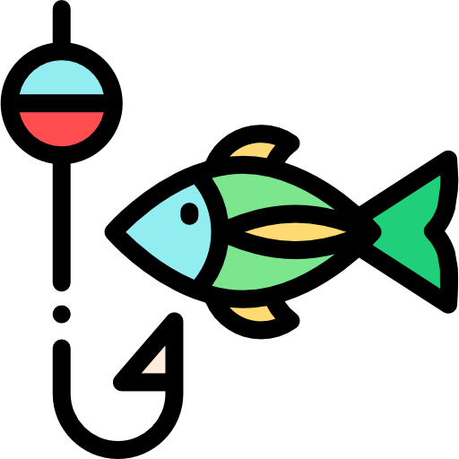 釣り Detailed Rounded Lineal color icon
