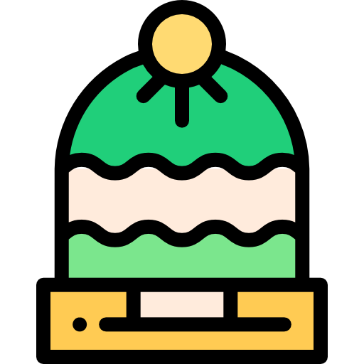 czapka zimowa Detailed Rounded Lineal color ikona
