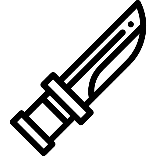 칼 Detailed Rounded Lineal icon
