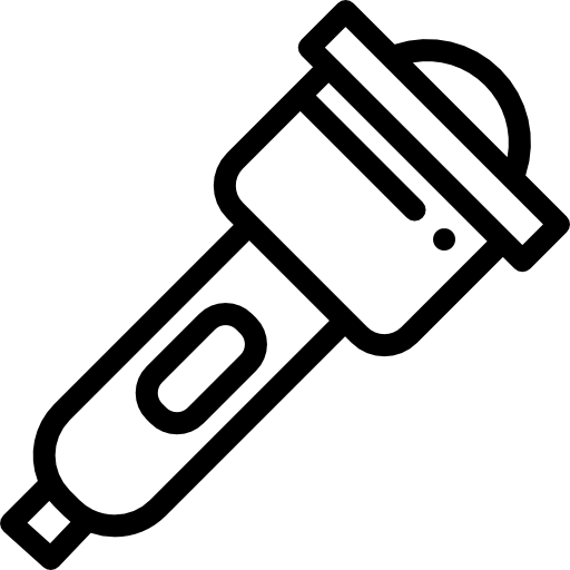 懐中電灯 Detailed Rounded Lineal icon