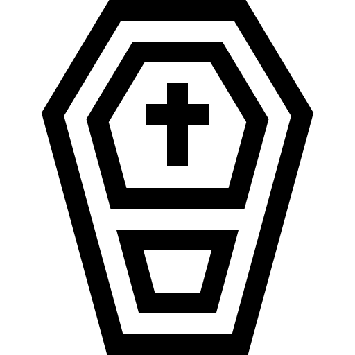 trumna Basic Straight Lineal ikona