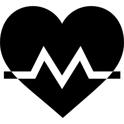 cardiograma Basic Straight Filled icono