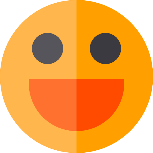 emoticon Basic Straight Flat icon