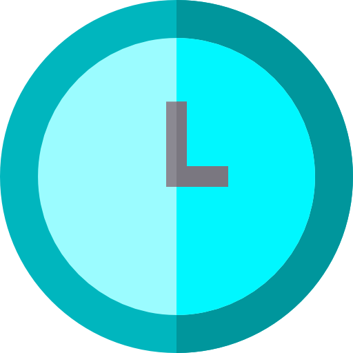 시각 Basic Straight Flat icon