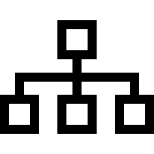 gerarchia Basic Straight Lineal icona