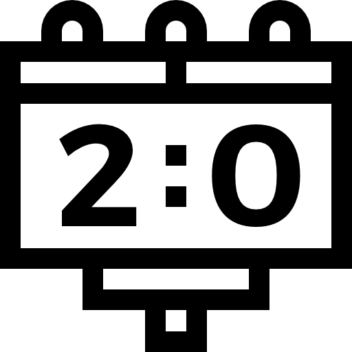 tablica wyników Basic Straight Lineal ikona