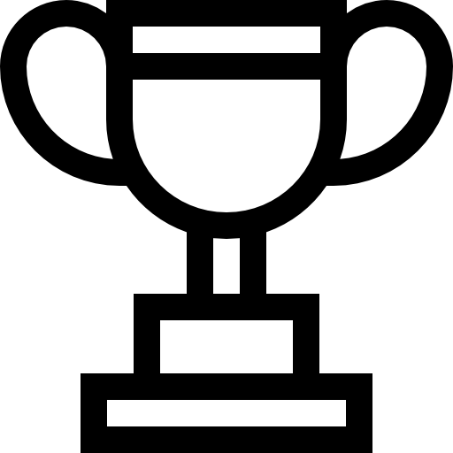 trofeum Basic Straight Lineal ikona