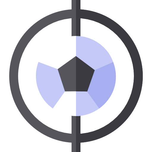 Soccer field Basic Straight Flat icon