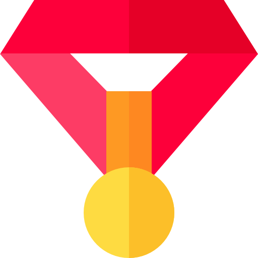 메달 Basic Straight Flat icon