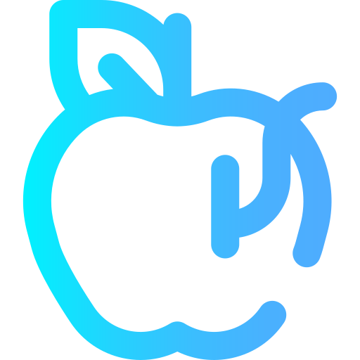 りんご Super Basic Omission Gradient icon