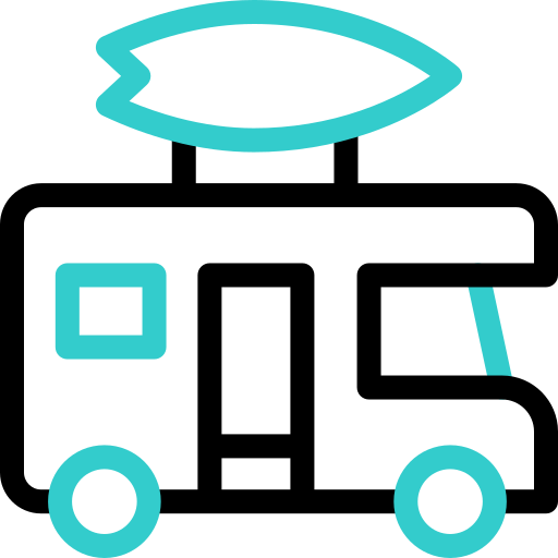 bestelwagen Basic Accent Outline icoon