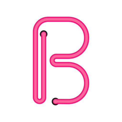 문자 b Generic Outline Color icon