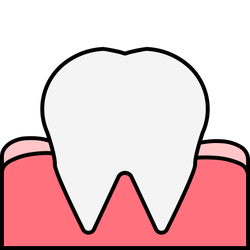 зуб Generic Outline Color иконка