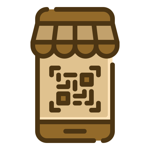 QR code Generic Outline Color icon