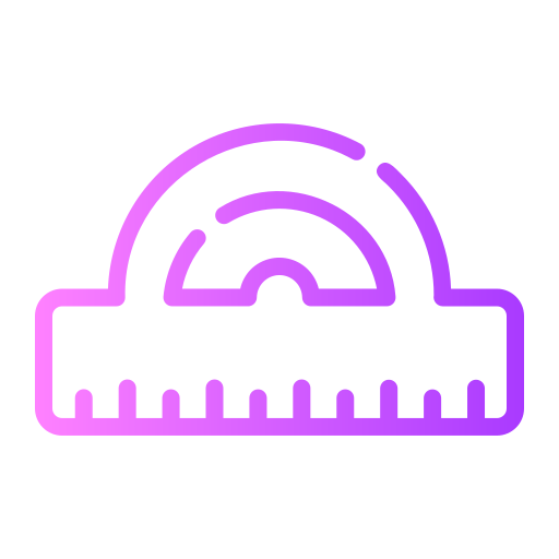 Protractor Generic Gradient icon