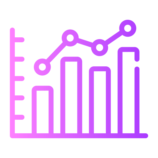 Statistics Generic Gradient icon