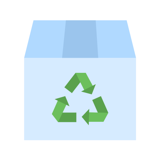 scatola di riciclaggio Generic Flat icona