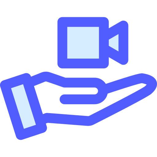 Video Call Generic Blue icon