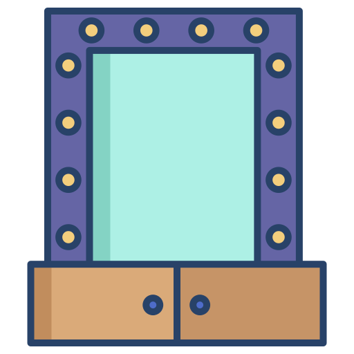 miroir Generic color outline Icône