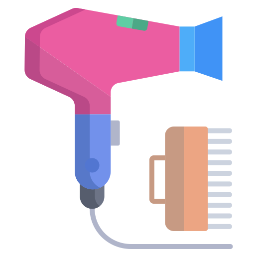 Hair dryer Generic color fill icon