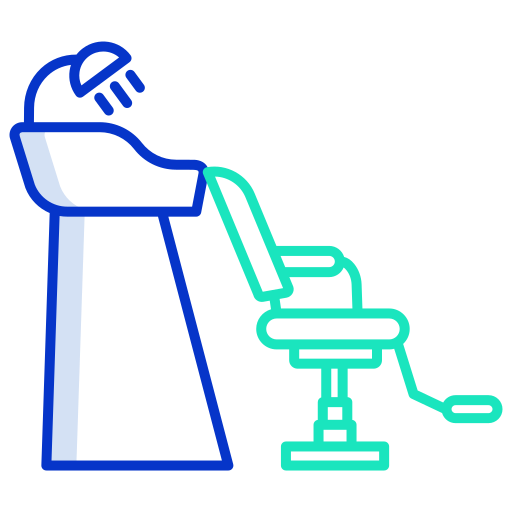 Hair wash sink Generic color outline icon