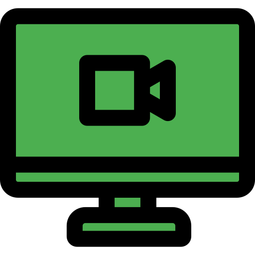 Video Call Generic Outline Color icon