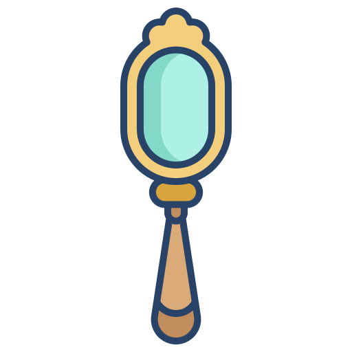 Hand mirror Generic color outline icon