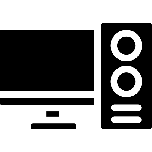 persoonlijke computer Generic Glyph icoon