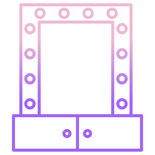 specchio Generic gradient outline icona