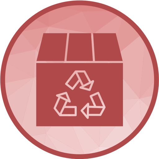 pudełko do recyklingu Generic Outline Color ikona