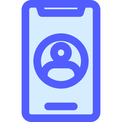 Log in Generic Blue icon