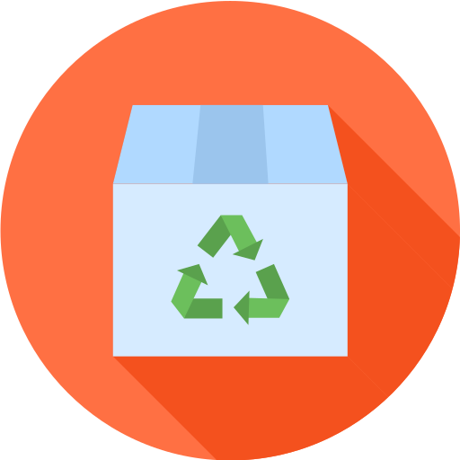 boîte de recyclage Generic Flat Icône