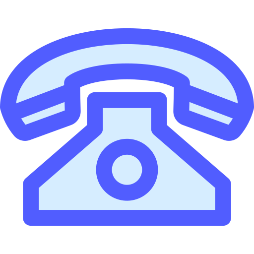 古い電話 Generic Blue icon