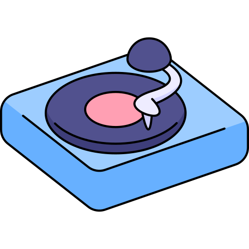 Vinyl Generic Thin Outline Color icon