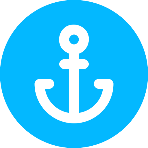 Anchor Generic Blue icon