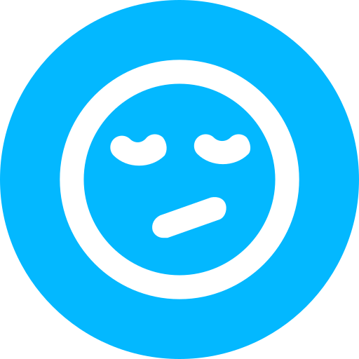 Annoyed Generic Blue icon