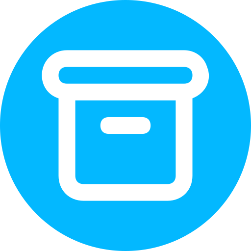 archiv Generic Blue icon