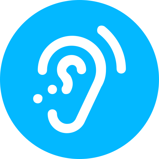 systemy wspomagające słuchanie Generic Blue ikona