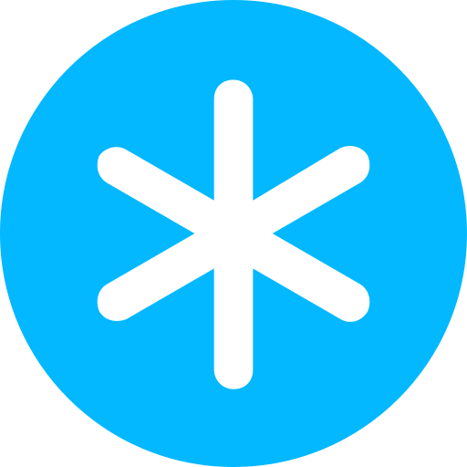 asterisco Generic Blue icono