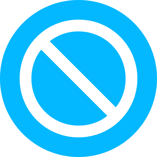 禁止 Generic Blue icon