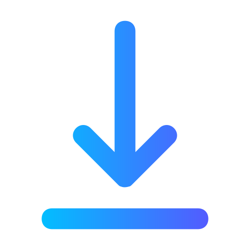 Arrow Generic gradient outline icon